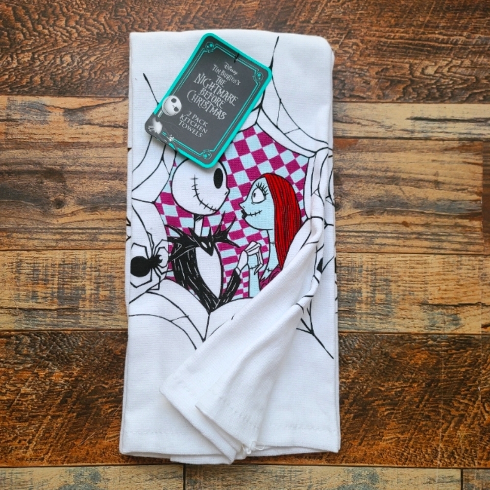 Nightmare Before Christmas Set of 2 Kitchen Towels New